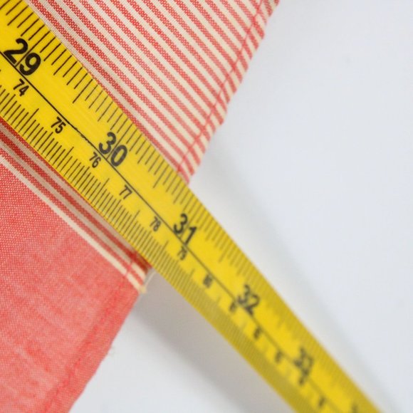 Vintage Gianfranco Ruffini Shirt Mens Pink Striped Button Down Short Sleeve XL - Picture 8 of 8